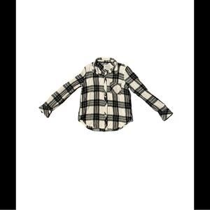 Rails Hunter Shirt Size S White Admiral Pine Plaid Button Up